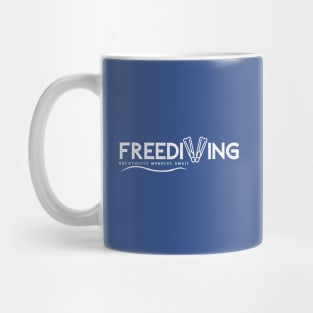 Freediving - Breathless Wonders Await | Freediving | Freediver | Ocean lover | Diver | Apnea Mug